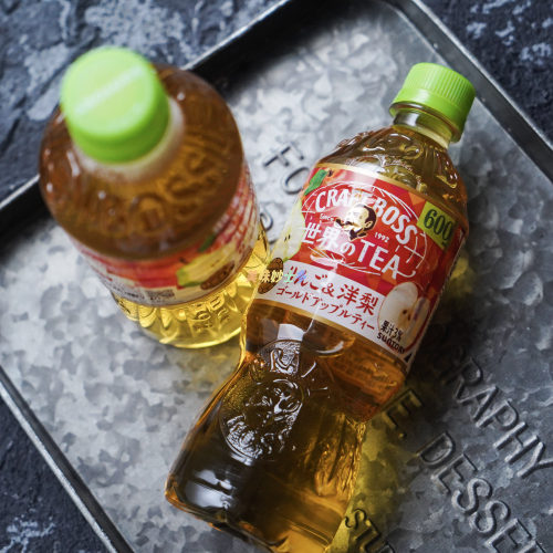 日本进口 三得利Craft Boss苹果梨子味红茶饮料600ml新品限量现货