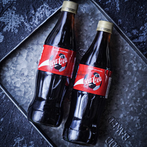 墨西哥CocaCola 可口可乐Fifa世界杯足球碳酸饮料汽水500ml玻璃瓶