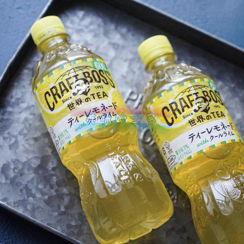 日本进口 三得利Craft Boss柠檬味茶饮料600ml 新品限量饮料现货