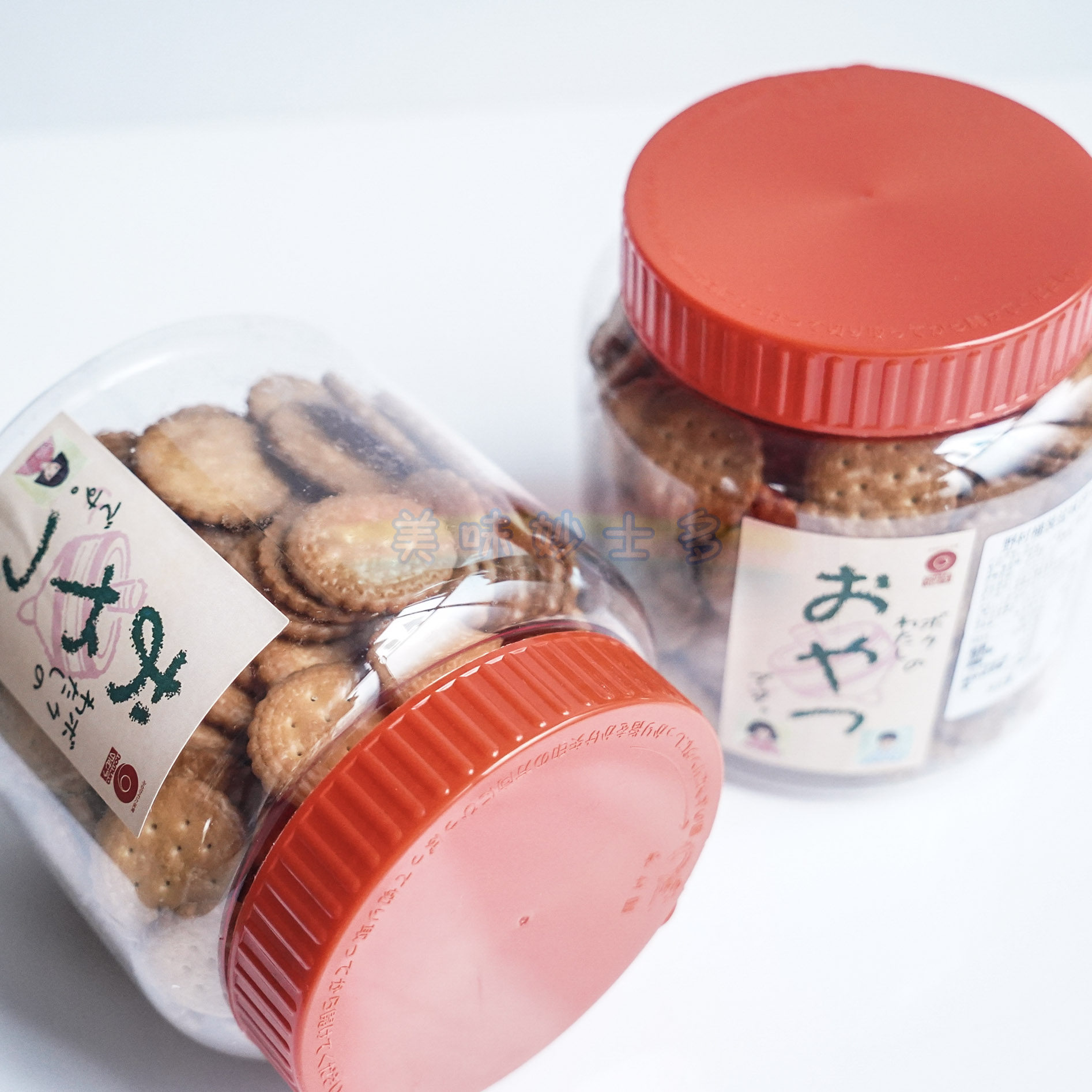 日本进口 野村天日盐NOMURA桶装盐味小圆饼干470g大罐 家庭分享装