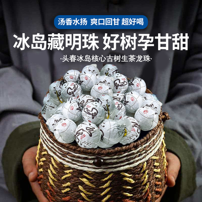 冰岛古树蜜香龙珠普洱生茶7g