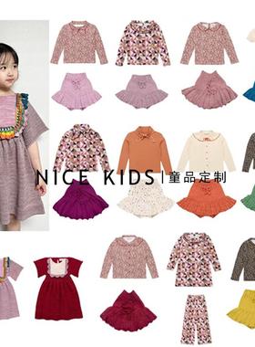 ins爆款2025年MP系列春夏新品 女童宝宝花边长袖打底衫