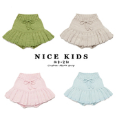 儿童女童棉线超柔软针织裙裤 ins爆款 2024春夏mp系列同款