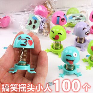 学校摆地摊小孩小玩具手指弹簧搞笑小人地推活动小礼品赠品小玩意