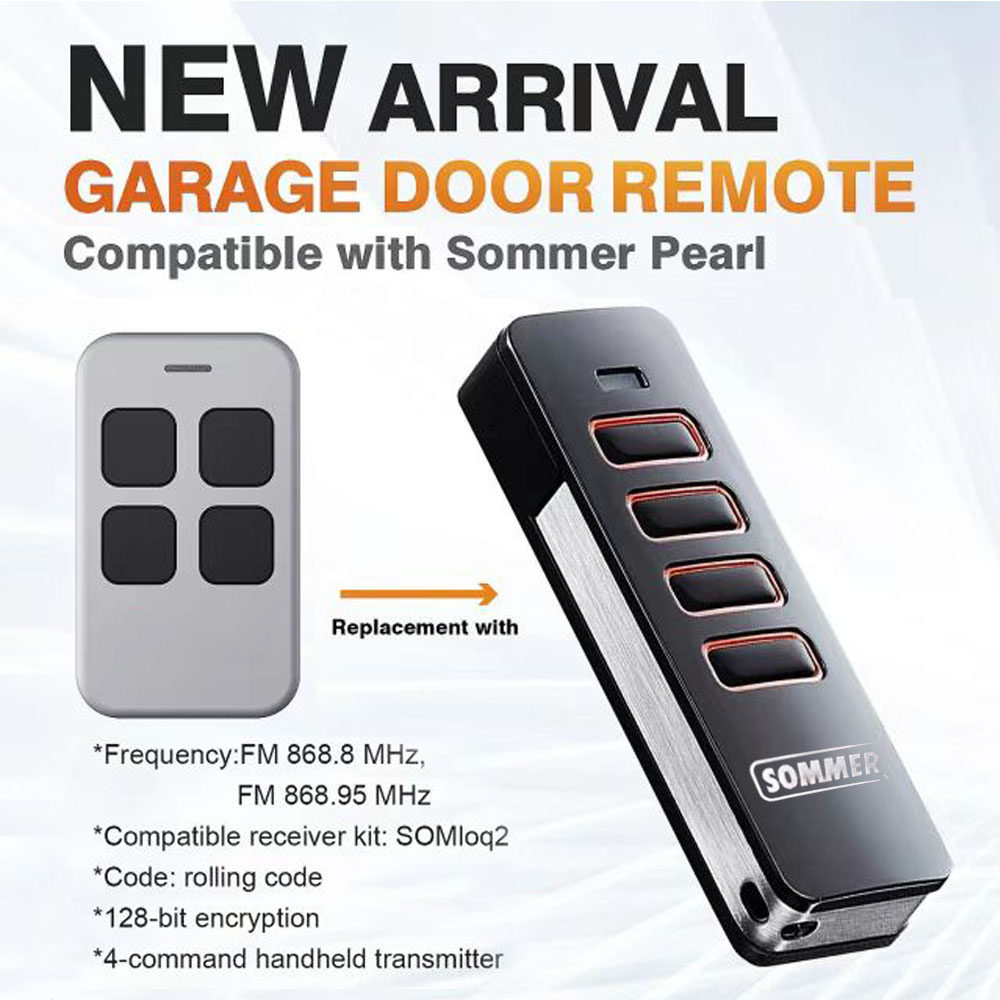 SOMMER 门遥控器 SOMMER Pearl SOMloq2 Remote Control 868MHz