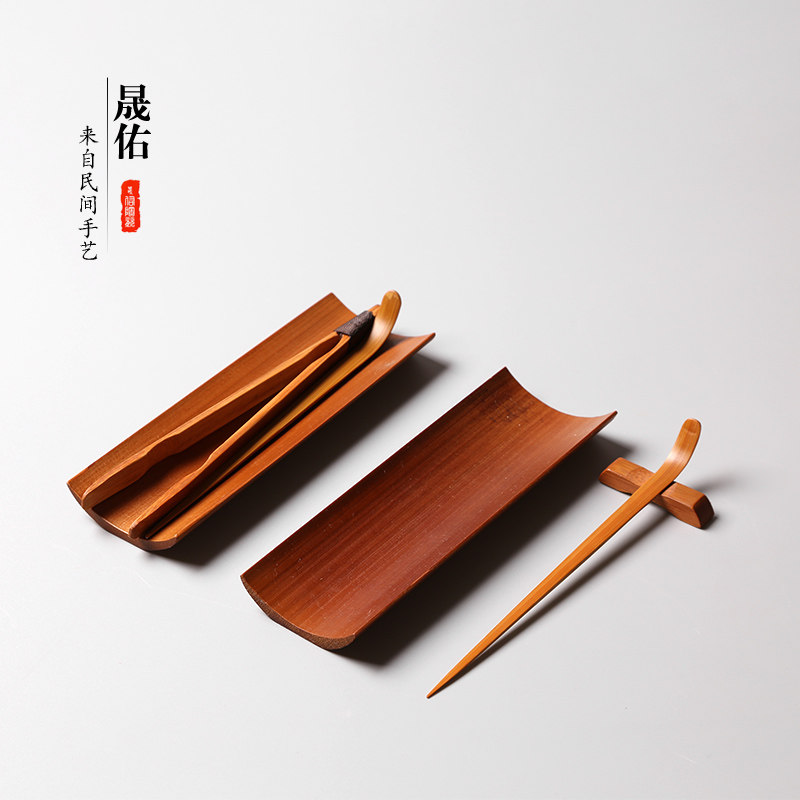 简约手工碳化竹制茶具配件茶道六君子茶则茶针茶拨夹置禅意功夫茶,餐饮具,茶道/零配,淘宝优惠券,粉丝福利购,淘宝优惠卷