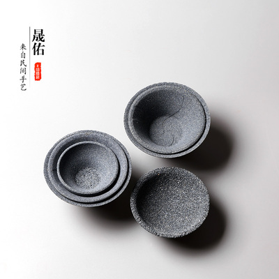 无孔隔茶茶具矿石茶叶过滤器