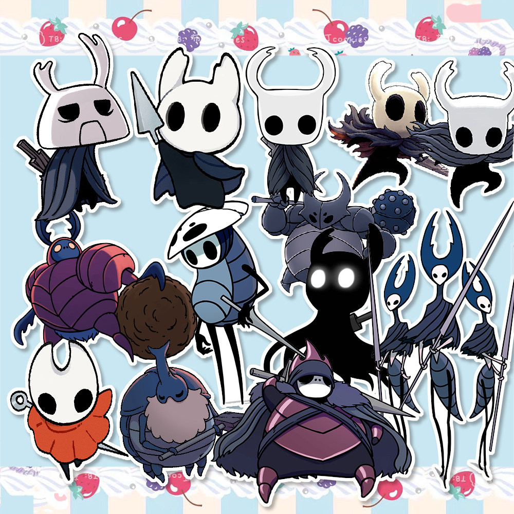 空洞骑士Q版爆款可爱日系贴纸本子水杯电脑手机壳手账diy防水贴画