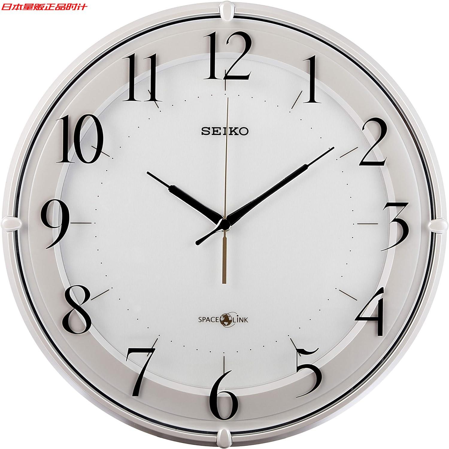 SEIKO精工GPS卫星电波对时挂钟