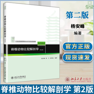 脊椎动物比较解剖学 杨安峰 第二2版 北京大学出版社 21世纪普通高等院校生命科学类规划教材 东北林业大学810脊椎动物学考研书