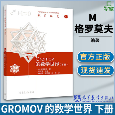 Gromov 的数学世界 下册 M .格罗莫夫 数学综合 数学 高等教育出版社