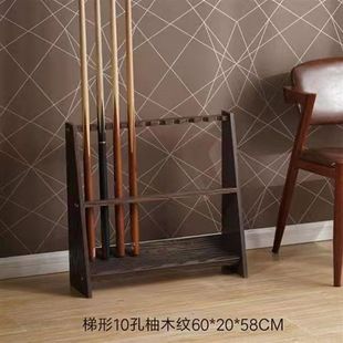 台球杆架子杆架台球架杆存杆柜12孔10孔8孔6孔落地式桌球放杆架