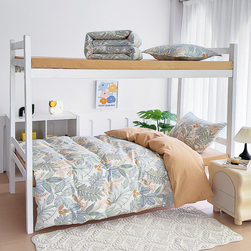 全棉上下床专用1米35床上四件套