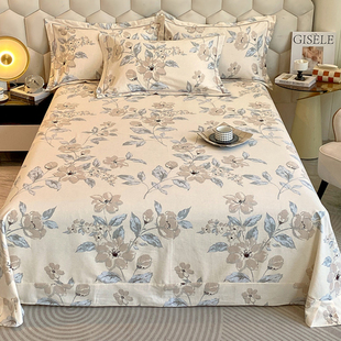 秋冬款优质加厚全棉磨毛双人床主卧2米x2米2大床床单250cmx270cm