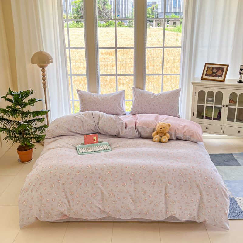 全棉2米x2米2大床四件套床笠款