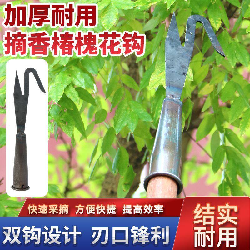 槐花钩子榆钱钩子高空钩花果采摘神器香椿芽勾树枝采枇杷采摘神器