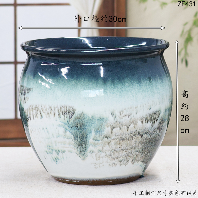 特大号大口径花盆家用客厅户外庭院绿植盆栽老桩陶盆