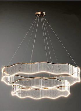 意式极简设计师网红餐厅吊灯别墅客厅卧室包厢专卖店展厅样板间灯