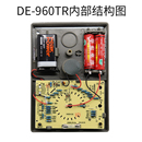 万用表DE960TR高精度多功能电工维修万能表机械表 游丝指针式