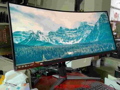 AOC cu34g2xp显示器23年产电竞高刷165hz4k