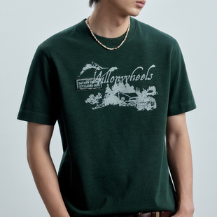 WILL ON WHEELS新款G legend短袖T恤复古雅痞风