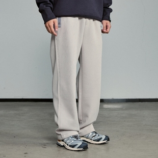 长裤 肌理感高级感简约休闲裤 男 驾驶日直筒卫裤 WOW汽车文化