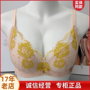 女调整型中厚小胸聚拢显大内衣软钢圈胸罩221050A 奥维丝丽正品