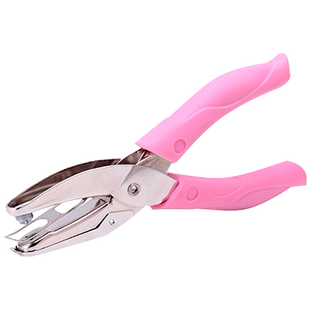 天文手握打孔器文具装订打孔机圆孔纸张打洞器星星爱心大圆形小圆形图案手工打洞机打孔钳幼儿学生手工打孔用