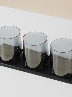 玻璃漱口杯子家用轻奢ins风家庭套装刷牙杯情侣牙刷洗漱牙具牙缸