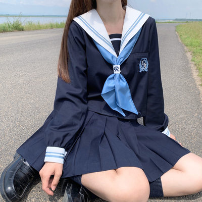 东临社原创(聆海私立高校)jk制服套装日系甜美软妹短袖水手服夏季