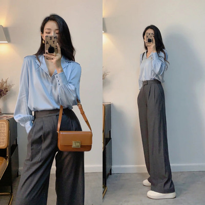 衬衫搭西裤实在太美了