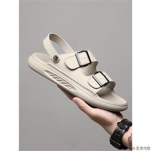 开车两穿凉拖鞋 凉鞋 户外穿防滑耐磨运动休闲沙滩鞋 男2025夏季 新款