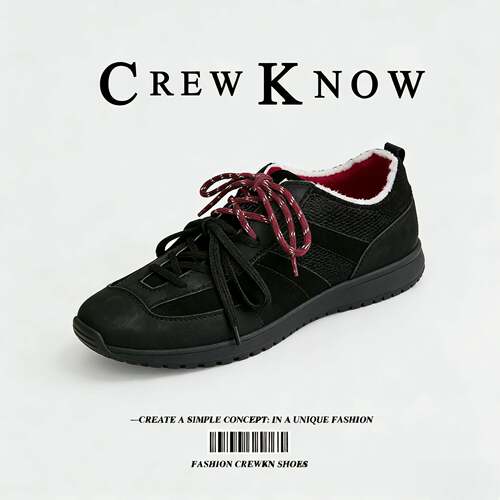 【CREW KNOW】2025复古情侣德训鞋百搭薄款运动休闲鞋厚底阿甘鞋