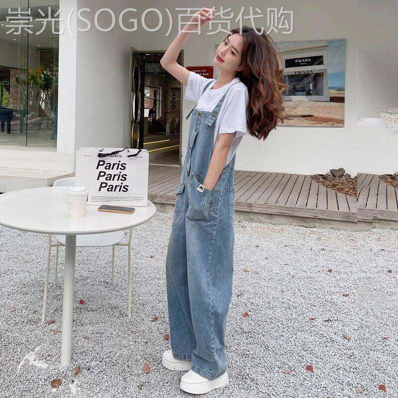 夏季套装女薄款2025新款韩版宽松短袖小个子减龄牛仔抱婴袋裤两件