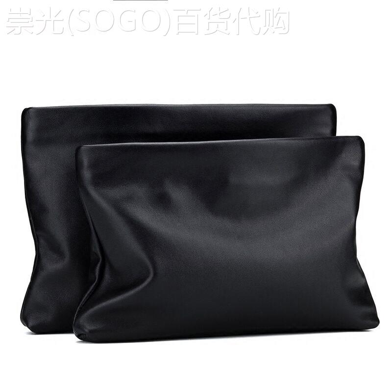 轻奢男士真皮手包大容量软牛皮手抓包时尚商务休闲男包手拿包夹包