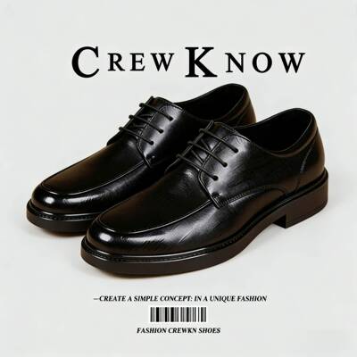【CREW KNOW】皮鞋新款男士夏季镂空透气防臭爆款正装2026年春秋