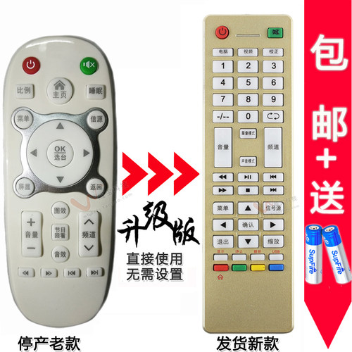 先科睿智电视机遥控器