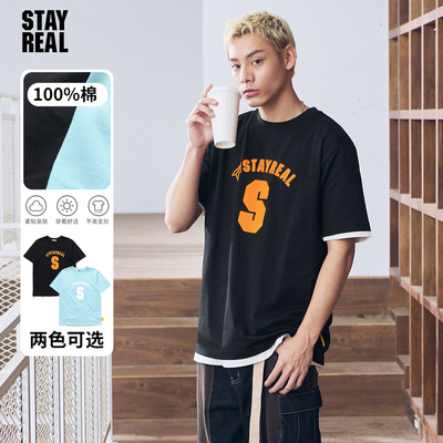 后青春短袖圆领STAYREAL