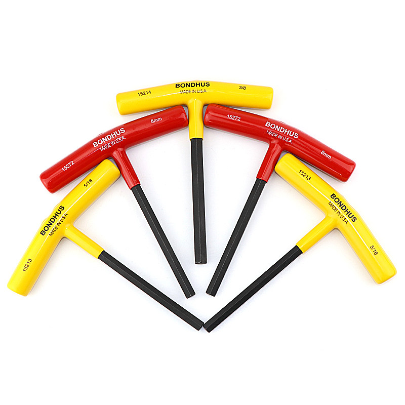 bondhus美国波顿品牌t型内六角扳手平头公制t柄合金钢内六角匙3mm