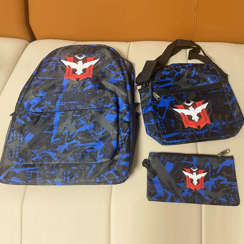 背包三件套数码印花双肩包学生书包单肩包,箱包皮具/热销女包/男包,双肩背包,淘宝优惠券,粉丝福利购,淘宝优惠卷