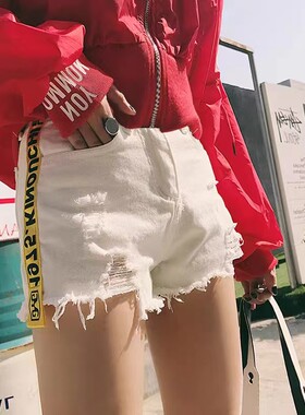 孕妇短裤女夏季时尚外穿牛仔短裤