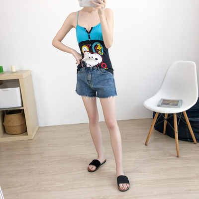 夏季韩版个性无袖外穿吊带背心