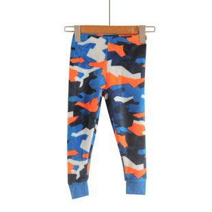 男宝宝保暖裤加绒儿童保暖裤外穿加厚春秋款男童迷彩秋裤绒裤单条