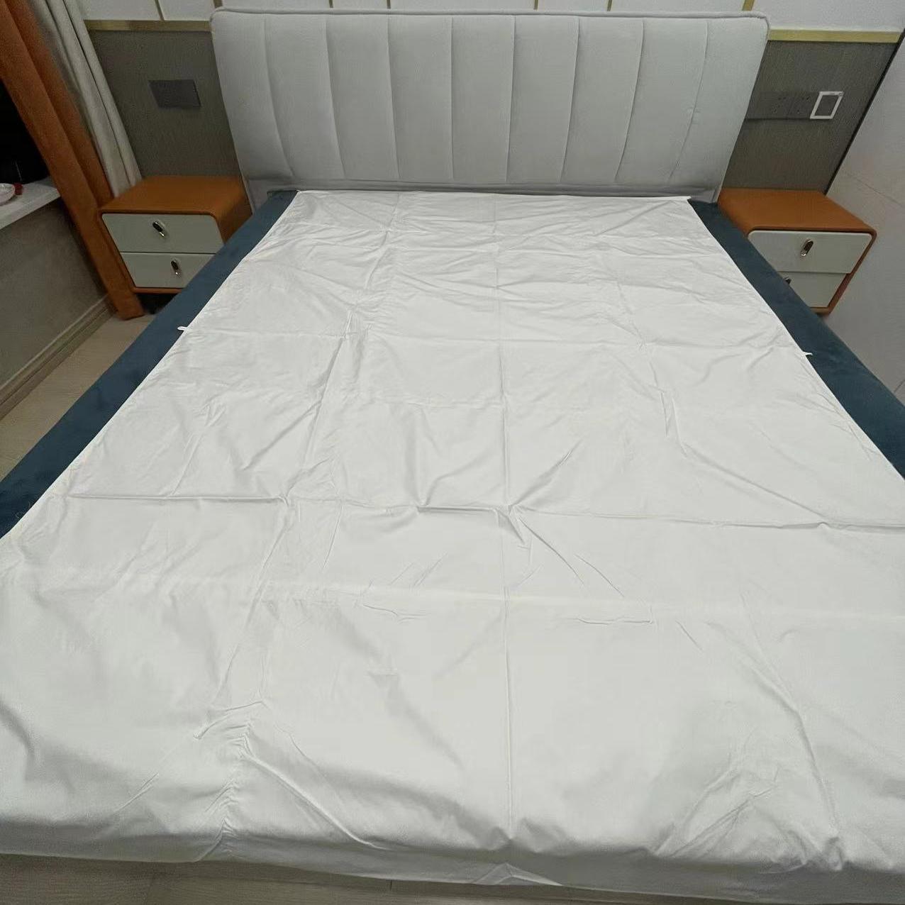 自充绒羽绒被被壳半成品防钻绒钻毛被套专用内胆旧羽绒服改被布料
