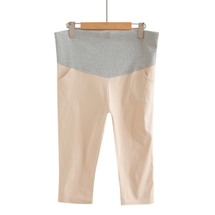 休闲粘胶打底裤 2025新款 孕妇装 孕妇裤 夏装 薄款 春装 春秋外穿夏季