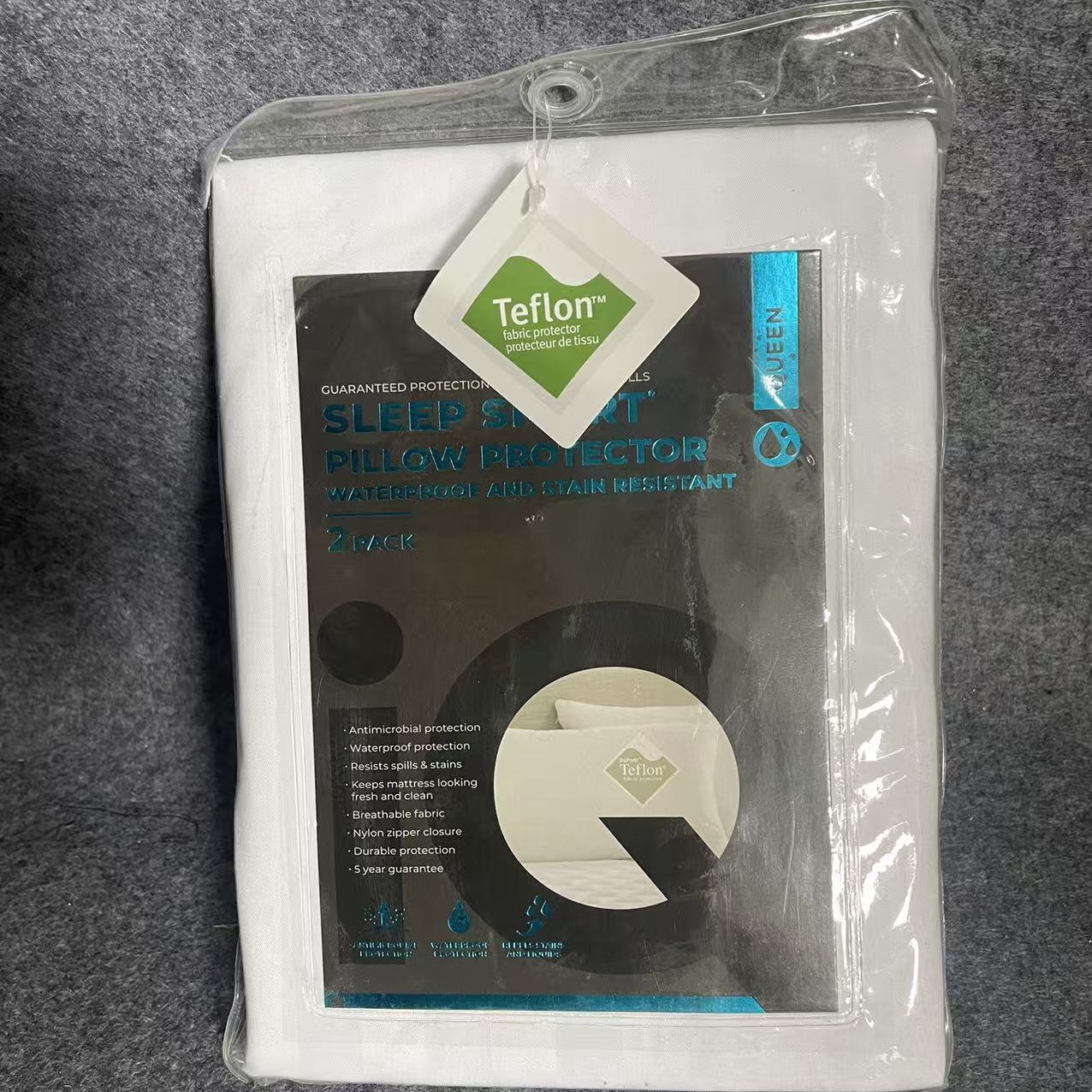 外贸2件装宾馆酒店专用枕套白色五星级民宿客房枕头套纯色条纹白