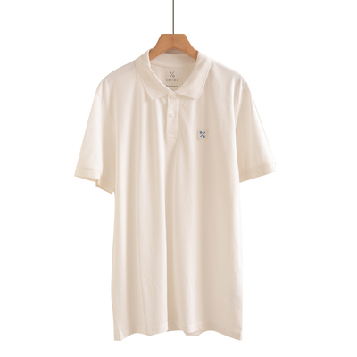 情侣款POLO衫运动短袖男女夏季新款吸汗透气运动翻领纯色短T恤