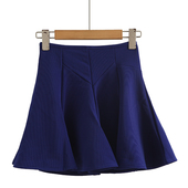 2025春秋新款 半身裙伞裙高腰打底女短裙大摆裙百褶裙潮 修身