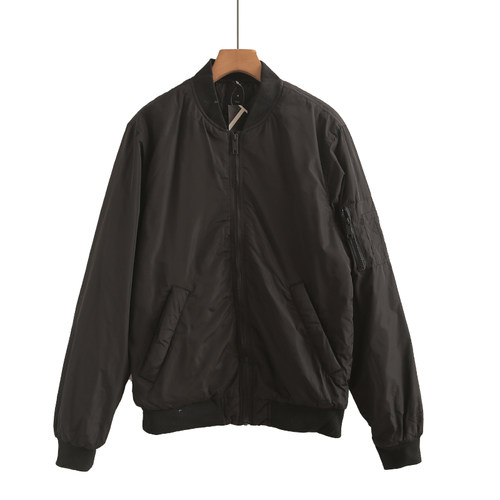 日单秋冬情侣装洋气立领飞行夹克拉链开衫百搭加棉棉衣男女短外套