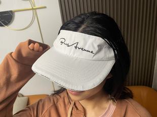 空顶帽女夏潮牌棒球帽男ins帽子无顶遮阳帽防晒鸭舌帽瓜皮流氓帽